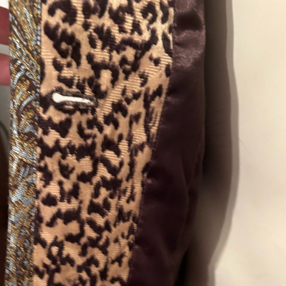 Chico’s leopard paisley jacket blazer 0 / 4/S - Picture 3 of 6